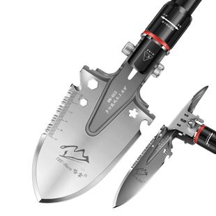 哈拿小号工兵铲子折叠铁锹中国户外铲双头多功能钓鱼车载兵工手铲