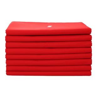 红布料纯棉喜事佛布结婚乔迁装饰大红布新车提车揭牌大红花球布料