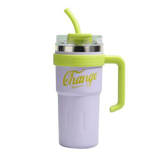 匡迪316L吸管保温杯高颜值双饮杯大容量手柄冰霸杯户外运动水杯子