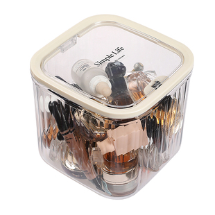 次抛收纳盒防尘化妆品精华液整理盒亚克力香水口红小样安瓶杂物盒