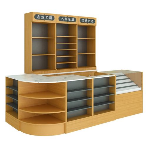 佳晨信烟柜收银台一体烟酒展示柜超市便利店小卖部烟草背柜多功能