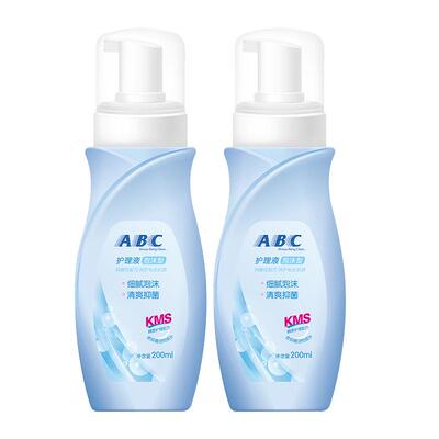 ABC护理液泡沫型200ml*2瓶
