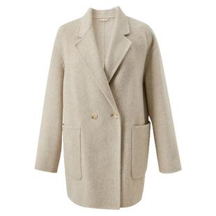 【三彩宋轶同款】匠心大衣2025冬季新款双面呢100绵羊毛外套女S