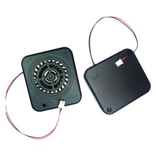 绿深 5.7cm 57mm黑色带外壳扬声器 喇叭 8欧1W 大音量 内磁