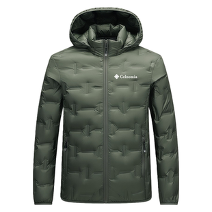 25款男羽绒服热能石墨烯650蓬白鸭绒拒水防风秋冬季保暖连帽外套
