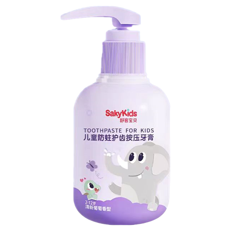 舒客宝贝牙膏含氟防蛀换牙期健齿