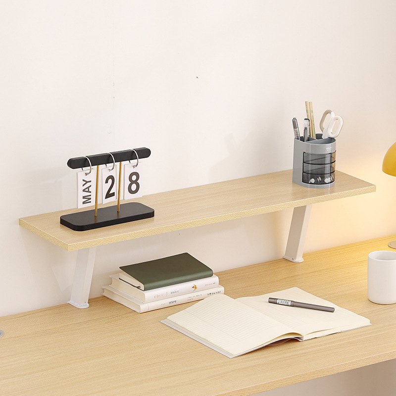 学生学习桌书架桌面书桌收纳分层增高桌上阅读置物架加高架书架子