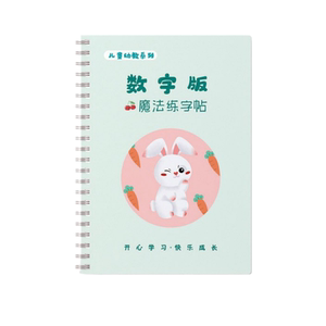 儿童凹槽练字帖贴写字魔法数字幼儿园控笔训练字帖练习描字描红本
