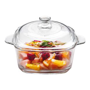 透明耐热玻璃煲大号家用汤碗带盖沙拉碗微波炉专用器皿加热泡面碗