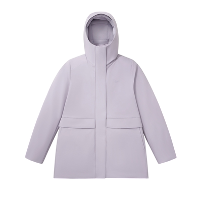 蕉下女士防风中长款收腰羽绒服