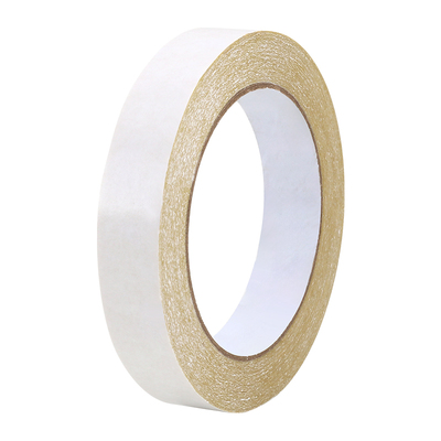 高粘超薄黄油双面胶带黄胶黄色棉纸两面胶纸20米50米可定制工厂发