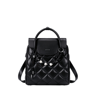 欧时纳学院双肩包2026新款冬大容量上班通勤女生背包皮质手提书包