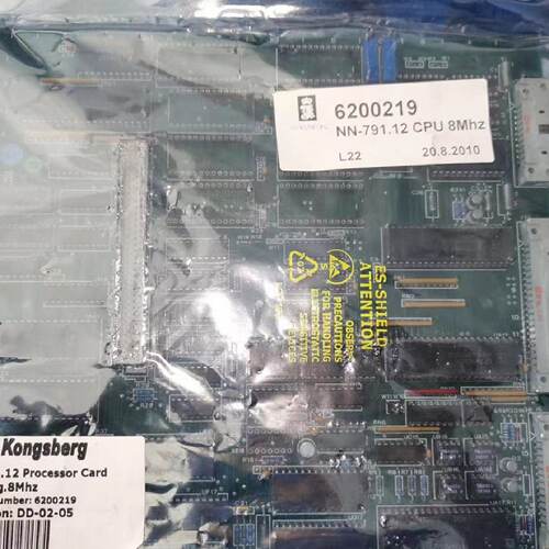 议价康士伯KONGSBER NN-791.12 CPU 8MHZ 6200219 DD-02-05
