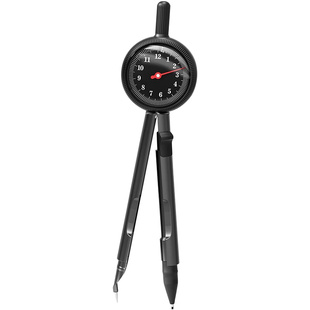 悟生半径指针圆规数显初中生考试专用小学生六年级高精度专业绘图日本金属尺规套装高中生2b自动黑科技高颜值