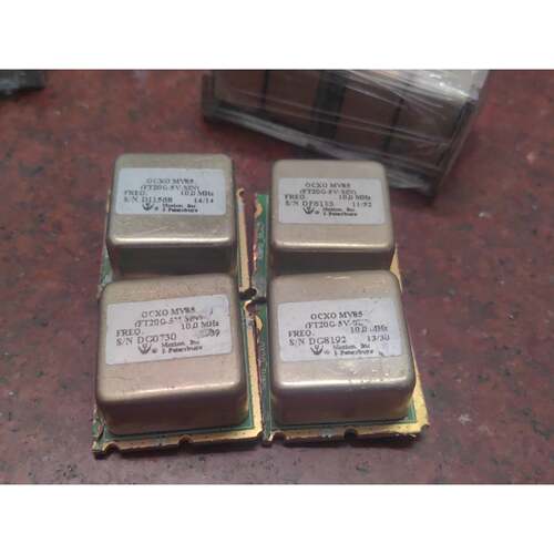 售前询价OCXO MV85 恒温晶振 10MHZ超精准频率基准 正弦