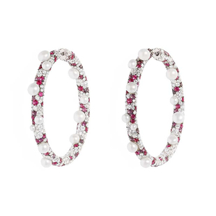 【生日礼物】APM Monaco珍珠耳环轻奢设计感高级时尚百搭耳饰耳圈