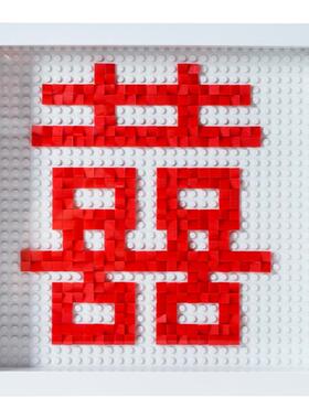 DIY收纳框白色正方形中空相框