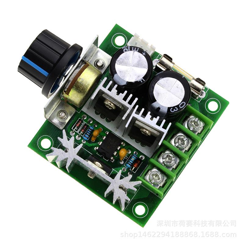 PWM直流电机调速器 泵无级变速调开关模块高效率12V-40V 10A