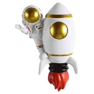 创意宇航员背景墙面装饰品儿童房墙面挂件客厅卧室太空人立体壁饰