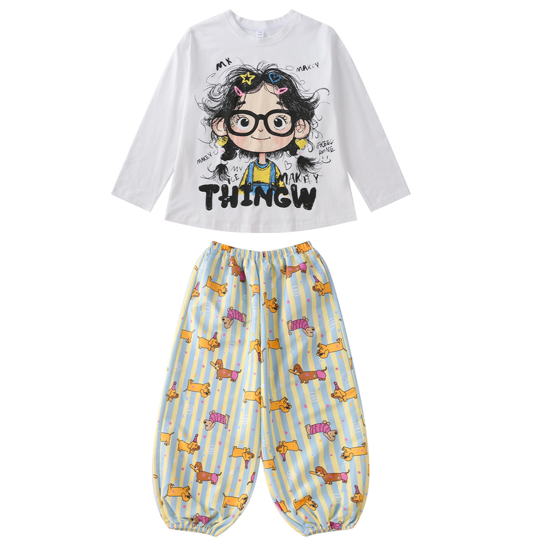 2025年秋季新款女童家居服套装