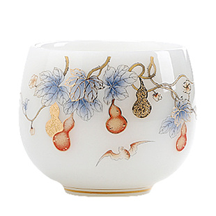 冰种璞玉茶杯主人杯高端个人专用陶瓷喝茶杯子高档男士女士景德镇