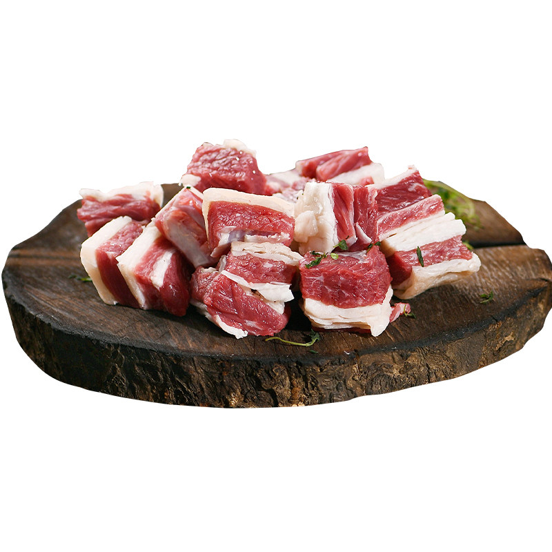 伊顺祥国产山东黄牛牛腩块 清真牛肉块谷饲新鲜冷冻牛肉生鲜肉1kg