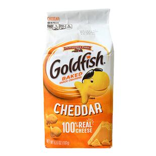 奶酪味原味鱼形饼干Pepperid Farm Goldfish Baked Snack