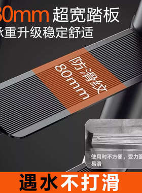 镁多力多功能工程梯子升降人字梯家用便携铝合金加厚折叠伸缩楼梯