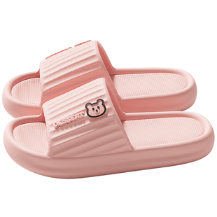 买1送1拖鞋女士夏季室内家居情侣一对厚底浴室防滑踩屎感凉拖鞋男