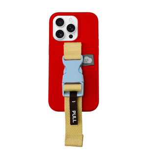 春节限定iPhone17腕带手机壳液态硅胶斜挎挂脖红色软壳适用苹果16多功能保护套15promax新款14plus撞色ip13pm