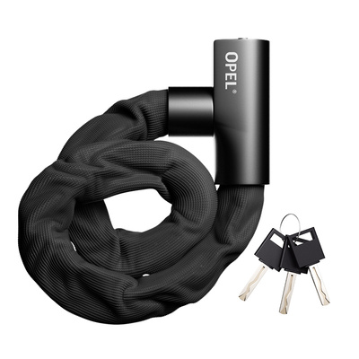 OPEL自行车锁防盗密码链条锁防盗