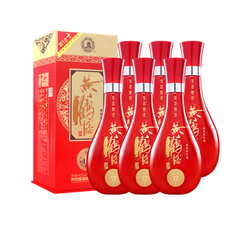 黄鹤楼42度生态原浆酒整箱
