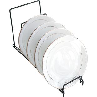 骨碟家用陶瓷吐骨碟日式6个装金边餐盘装骨头小碟子6寸餐桌垃圾盘