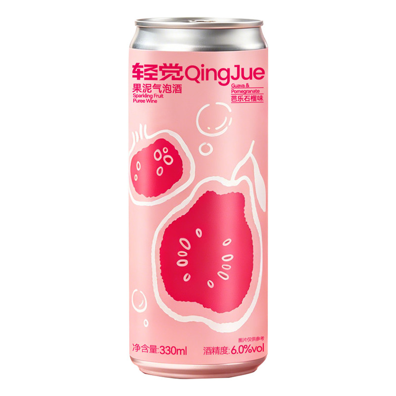 轻觉芭乐鸡尾酒气泡酒330ml/瓶