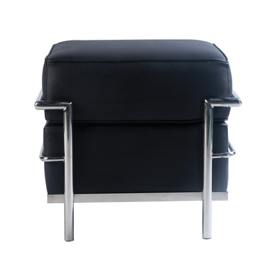 LC2Stool矮凳不锈钢皮艺脚凳简约