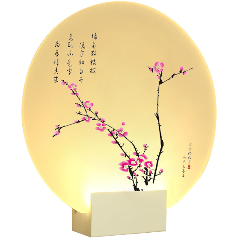 床头灯卧室小夜灯轻奢LED背景墙