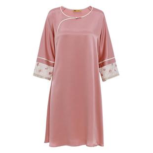 爱慕皇锦含22姆米重磅真丝女士睡衣套头睡裙-娘娘寝衣HJ21559