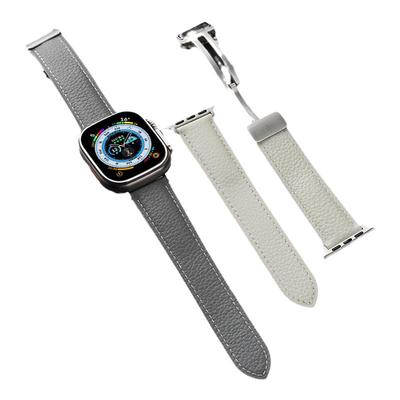 适用苹果手表iwatch ultra/2真皮3表带S11运动Apple Watch S8/9/10智能S7创意6高级感5男生4腕带3女生表链