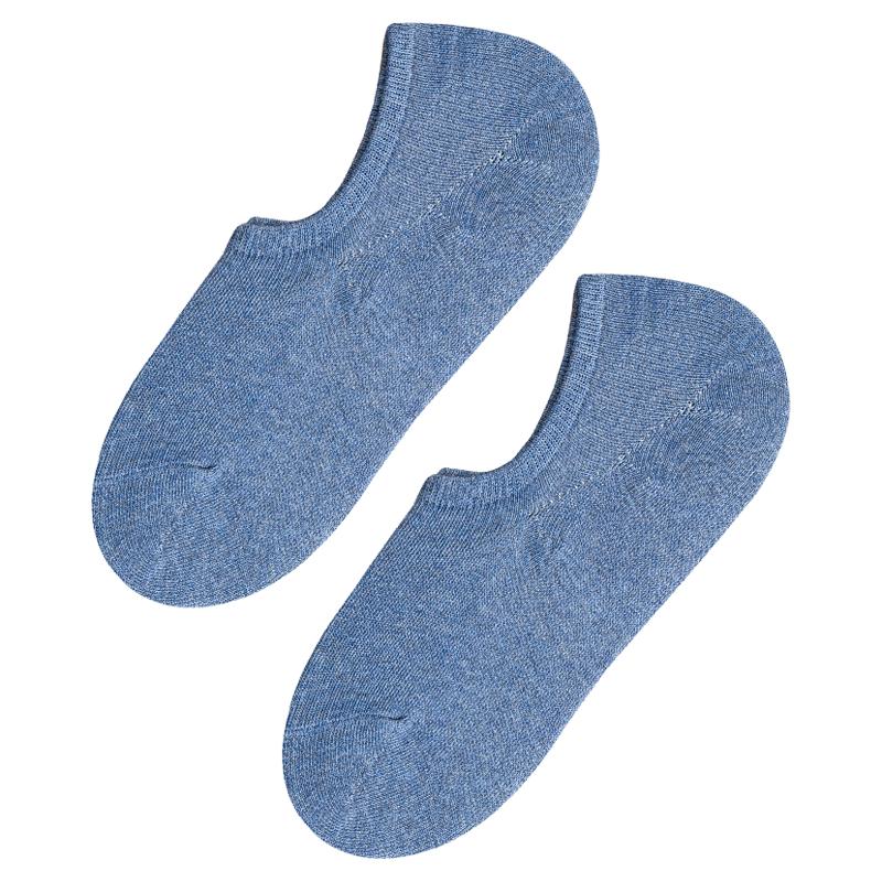 雅鹿男士隐形袜子男船袜秋款不掉跟短袜薄款纯棉男袜防臭夏季JN
