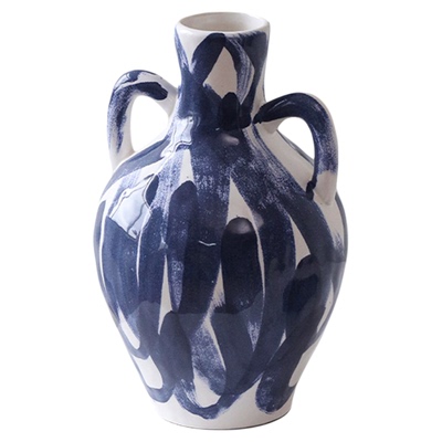 诧寂风陶瓷花瓶摆件客厅插花