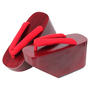 桐木实木木屐拖鞋阴阳师不知火COS鞋阿离10CM超高质感舞台鞋送袜