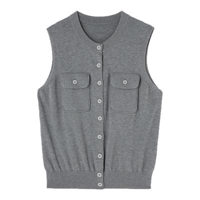 H·GENTEEL荷高25新款夏装女含棉简约时尚摩登休闲舒适针织衫