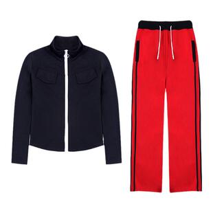 冬季新款广场舞服套装加绒长袖运动立领健身服跳舞团体操舞服女