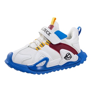 小黄鸭儿童网面透气运动春秋2026新款男童鞋子4小童5男孩6网鞋7岁