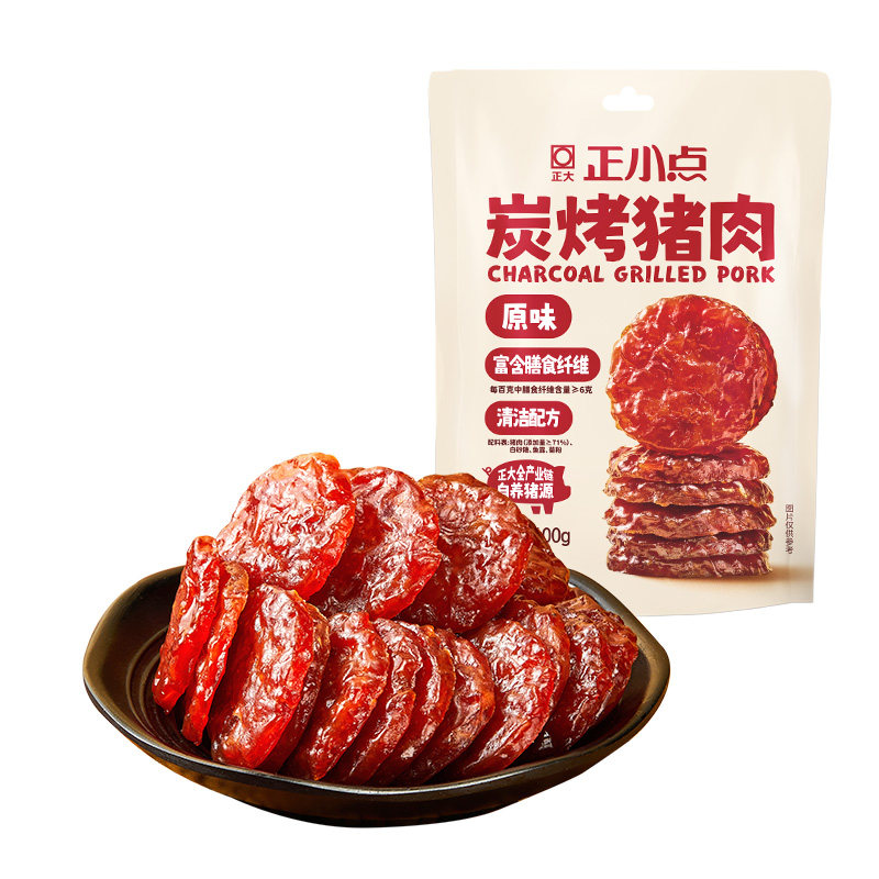 正大炭烤猪肉100g*2袋
