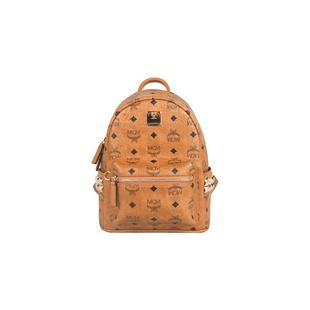 【自营】MCM经典老花印花铆钉装饰男女同款双肩包新年送礼/礼物