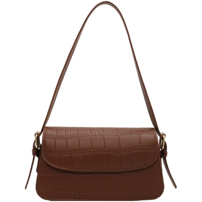 鳄鱼纹新款潮高级感复古风女包