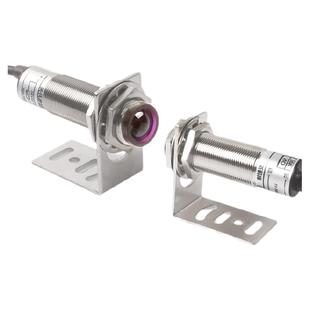 远距离激光对射光电开关30米E3F-30L/C红外线传感器24V感应开关