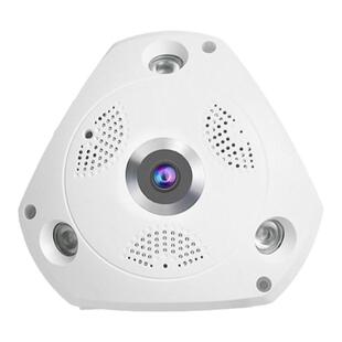 V380pro无线wifi摄像头全景摄像机高清夜视360度家用监控器带网口