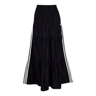 Adidas/阿迪达斯正品三叶草女士透气时尚休闲褶皱半身裙KY5728